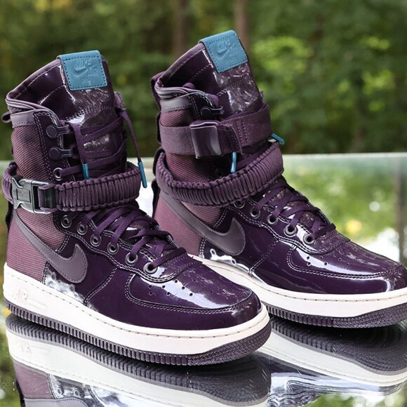 Nike SF Air Force 1 Premium Port Wine - Picture 12 of 14